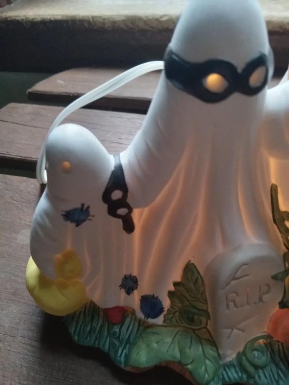 Vintage Lighted Halloween Lamp by Studio 33 - NIB